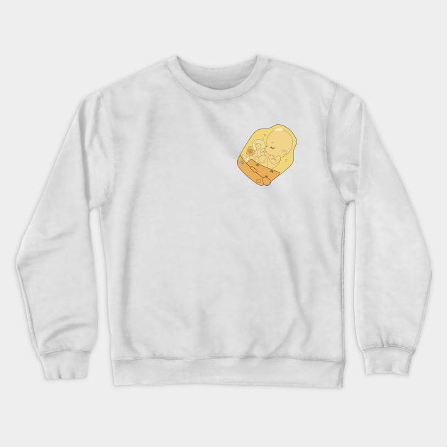 sleeping bb Crewneck Sweatshirt by anemocha